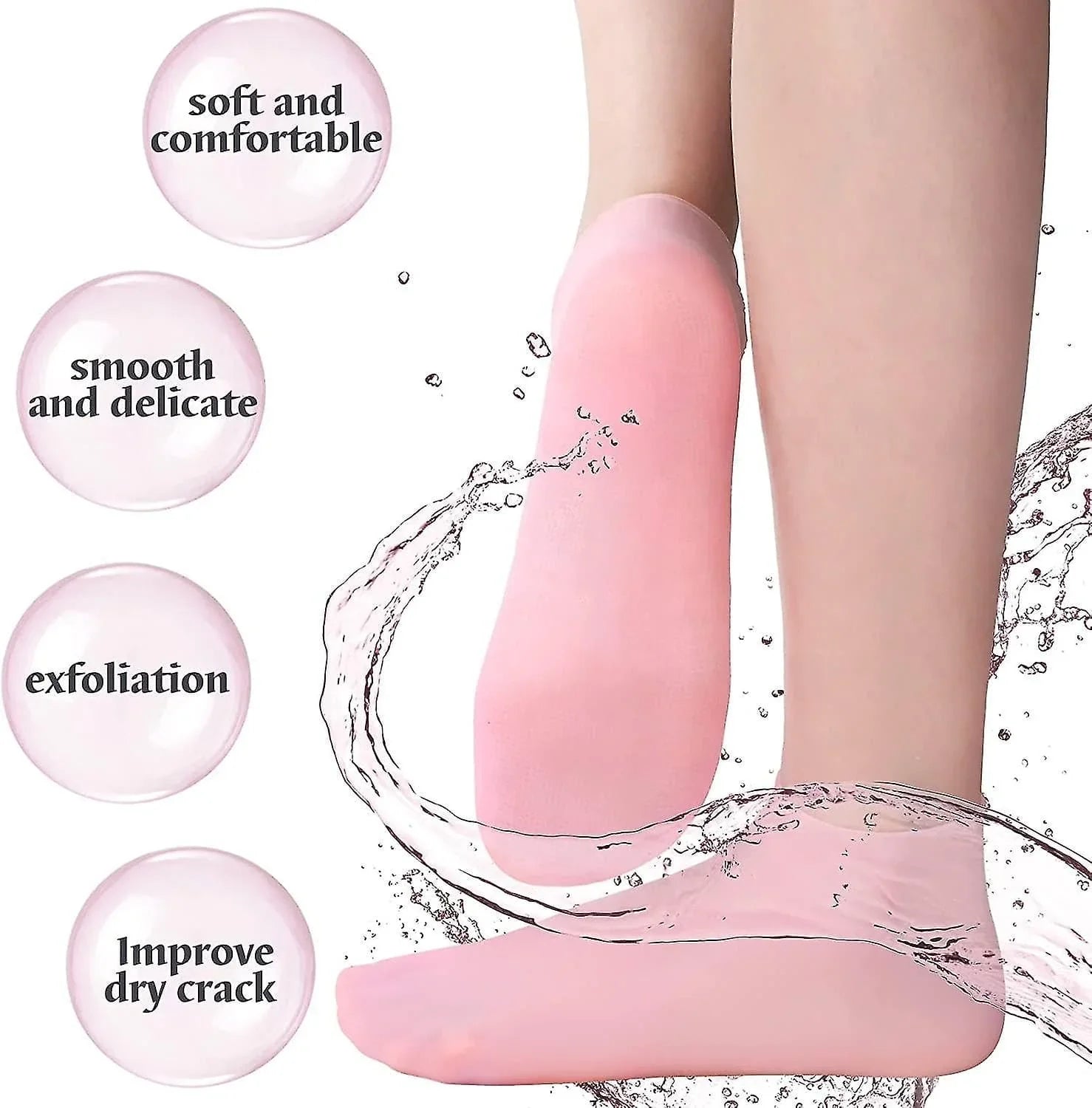 Silicon Gel Moisturizing Sock